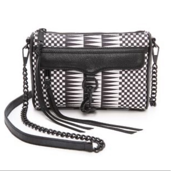 Rebecca Minkoff Handbags - Rebecca Minkoff Black and White Crossbody Bag
